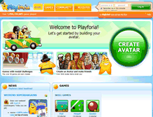 Tablet Screenshot of playforia.net